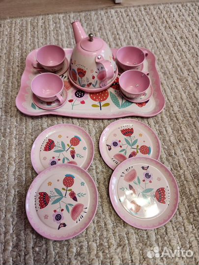 Посуда для детской кухни металлическая