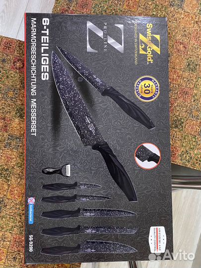 Набор ножей (кухонных ножей) новый