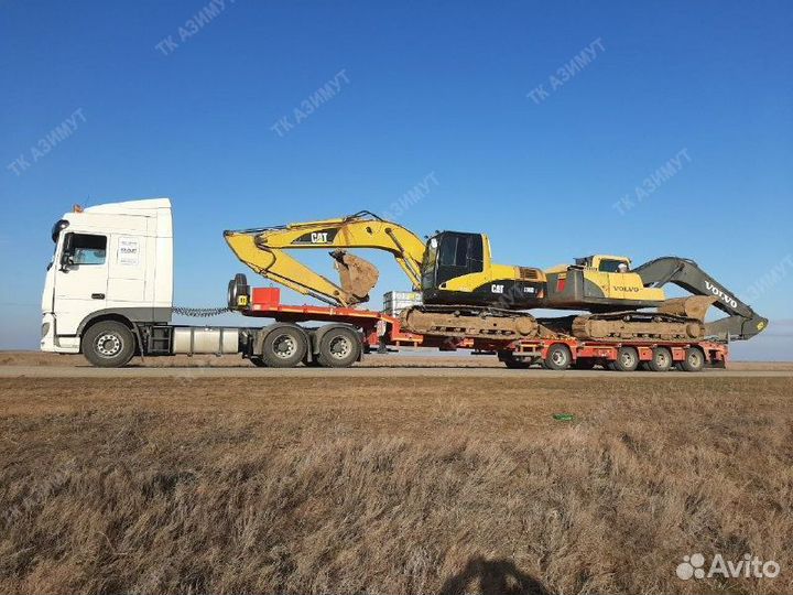 Грузоперевозки негабарит попутный трал