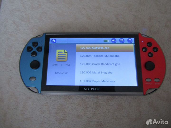 Портативная игровая консоль X12 Plus
