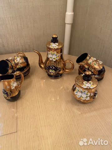 Чешская богемия кофейный сервиз