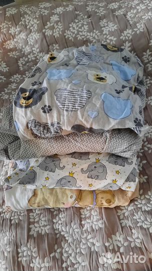 Детская простынь на резинке