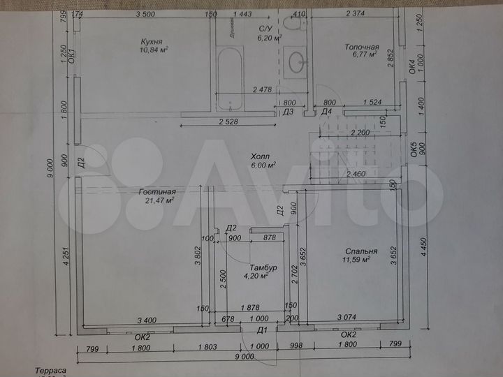 Коттедж 149 м² на участке 6 сот.