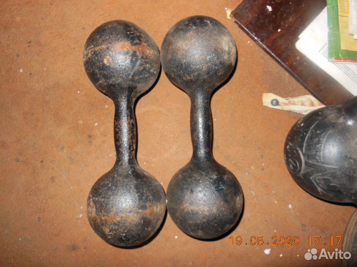 Гантели 1кг, 2, 3, 4, 5, 6, 7, 8кг, 10 кг 12 кг