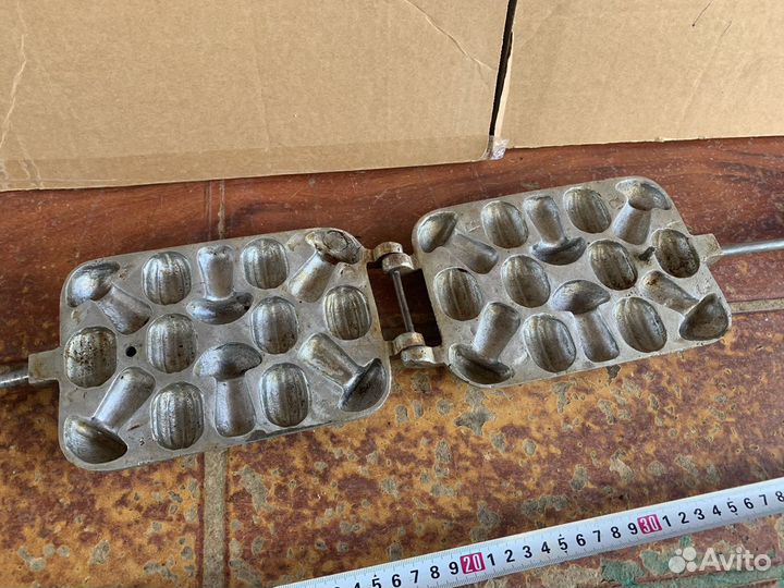 Форма для выпечки грибочки, орешки СССР