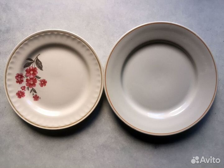 Тарелки для вторых блюд 18 и 20 см
