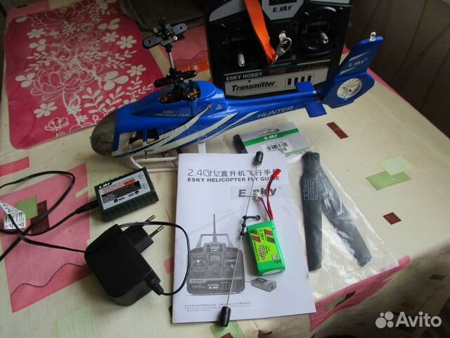Радиоуправляемый вертолет E sky hunter