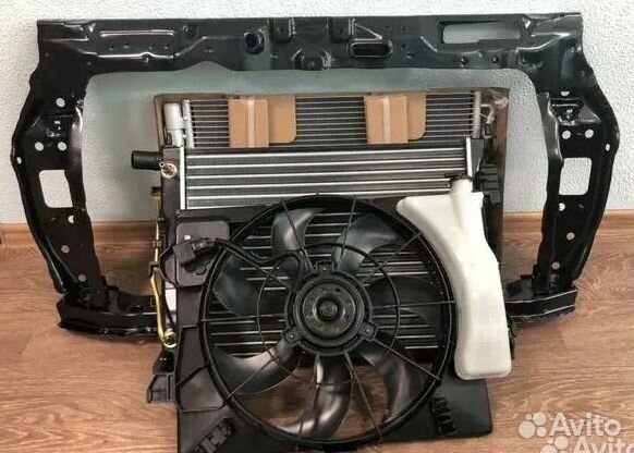 Радиатор в сборе + вентилятор Kia Rio 2015-2017