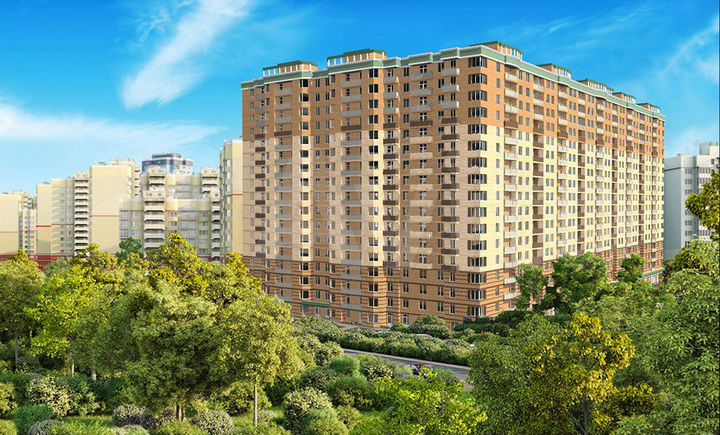 2-к. квартира, 53,7 м², 5/17 эт.