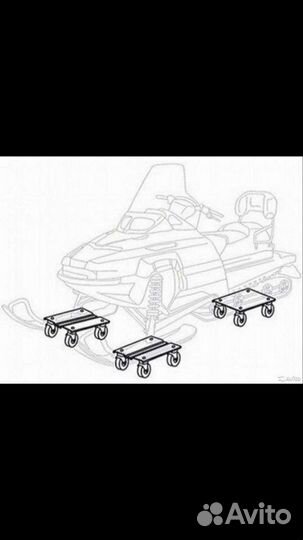 Тележки под лыжи и гусеницу для снегохода. Скидка