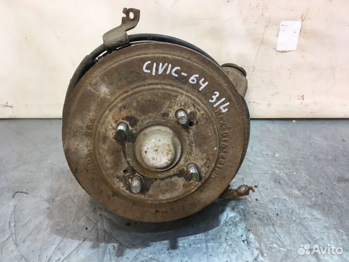 Тормозной барабан ступица в сборе задний левый