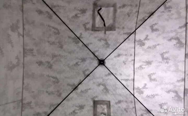 Палатка Куб утеплённая 2,2х2,2х2,3м Новая