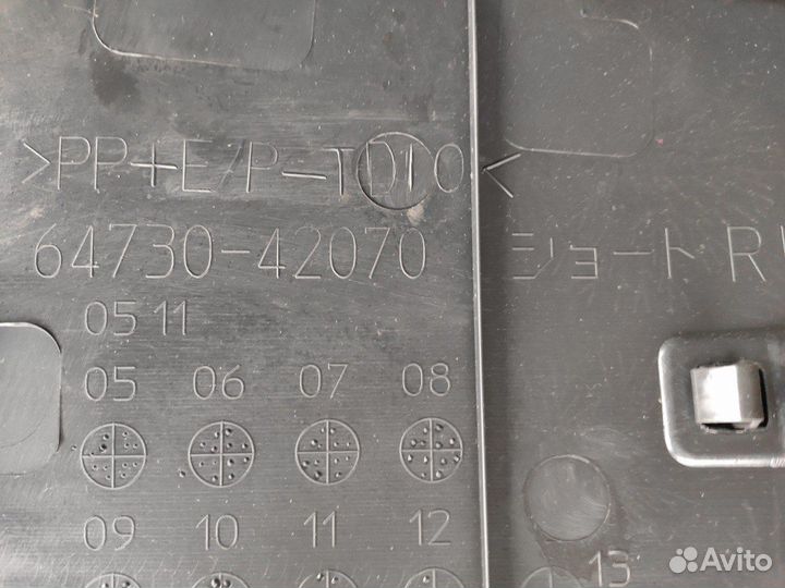 Обшивка багажника правая Toyota Rav 4 XA30