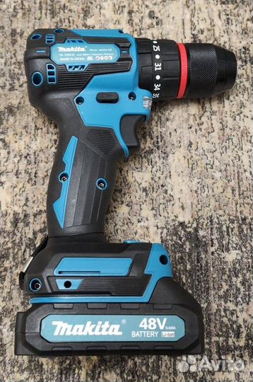 Шуруповерт ударный makita 48V, 42 м/п 13мм, 46v