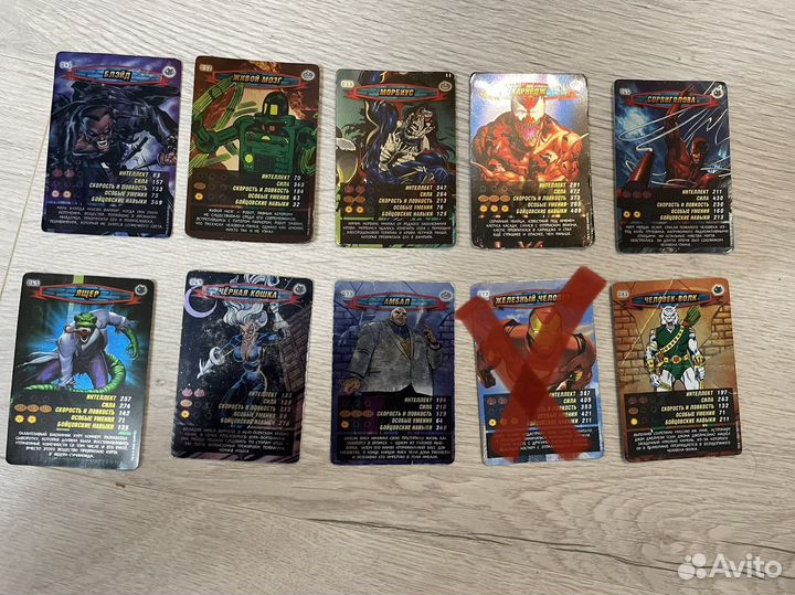 Карточки человек паук