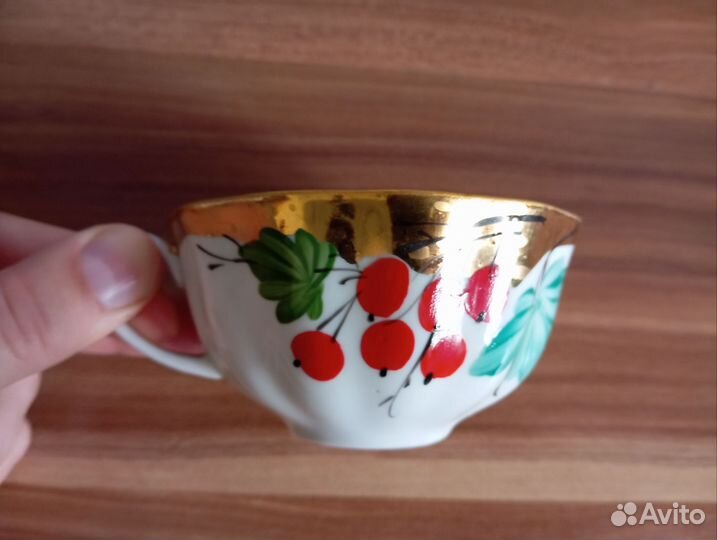 Чайная чашка фарфор. Дулево