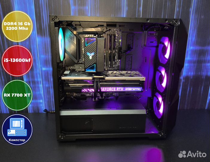 Мощный игровой пк i5-RX7700XT-16DDR4-ZGV941370-B760