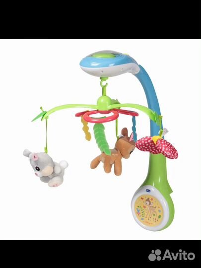 Мобиль Игрушка-проектор Chicco для кроватки Бэмби