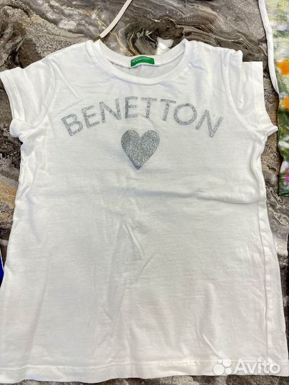 Детские вещи пакетом Benetton,Kotton р.122/128