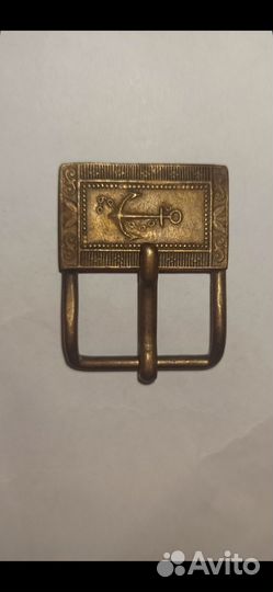 Пряжка морская старинная