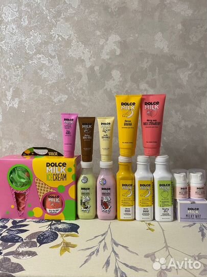 Dolce milk (гель д/ душа,шампунь,молочко д/ тела)