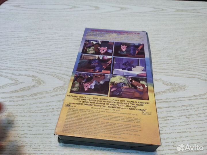 Кассета VHS лило И стич остров приключений