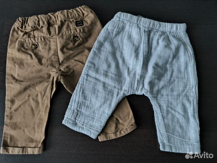 Брюки для малыша 63 69 (3-6мес), kiabi