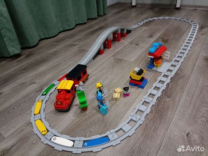 Лего поезд плюс мост