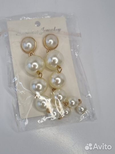 Серьги бижутерия