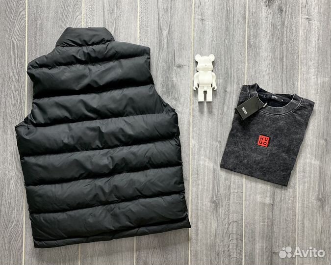 Мужская жилетка Hugo + футболка в подарок