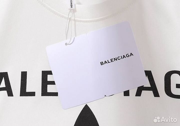 Футболка Adidas Balenciaga Белая