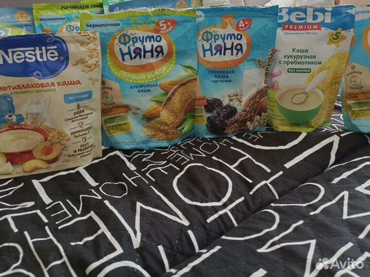 Детские каши молочные, безмолочные