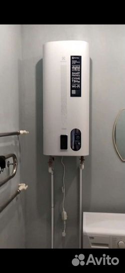 Установка водонагревателя накопительного/ проточно