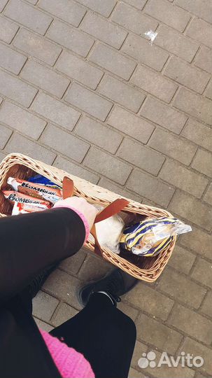 Плетёная сумка-шопер