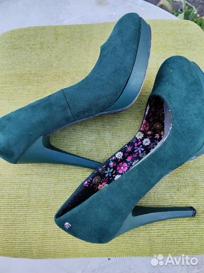 Зелёные туфли 38