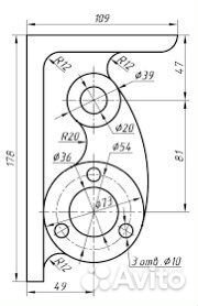 Создание 2D моделей для последующей резки на чпу