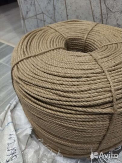 Канат джутовый 6 мм высший сорт