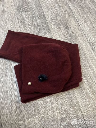 Шапка и шарф женские