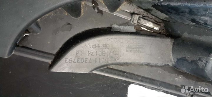 Кронштейн каркас птф левый BMW X1 E84