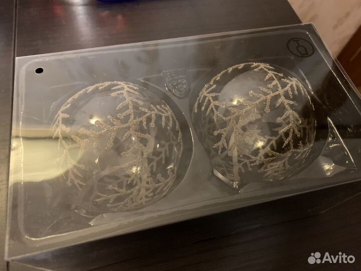 Набор новогодних елочных шаров IKEA