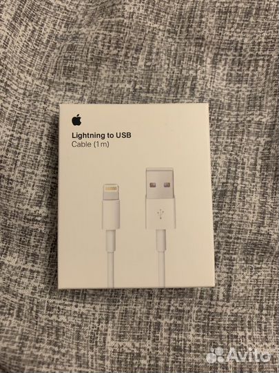 Кабель зарядка Apple iPhone Lightning (1m) - USB