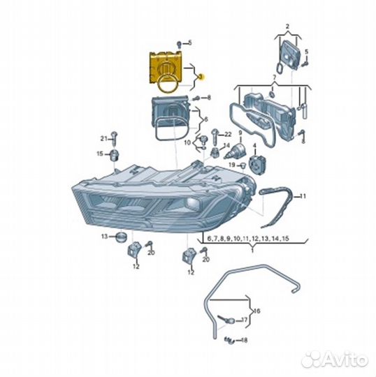 Б/У Блок ксенона В хорошем состоянии, оригиналnnУ