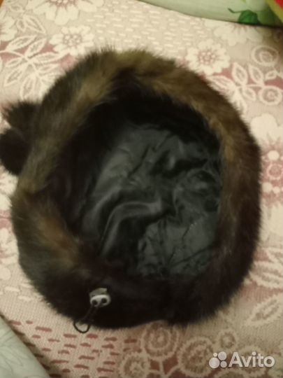 Берет женский норковый