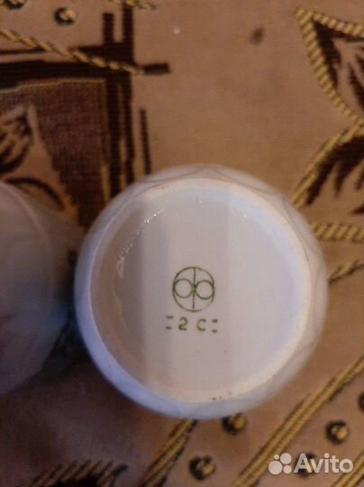 Редкие бокалы-стаканы Октябрьский фарфор СССР