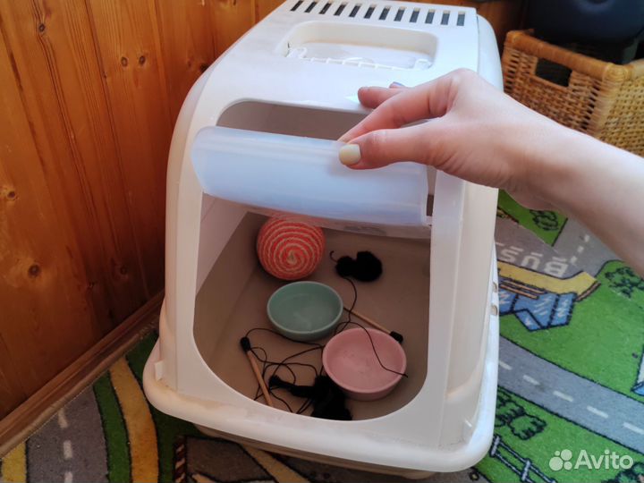 Туалет лоток для кошек. Когтеточка