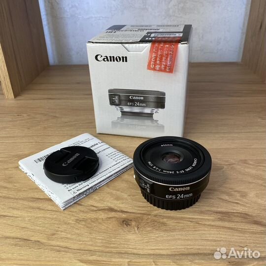Объектив Canon EF-S 24mm 2.8 STM