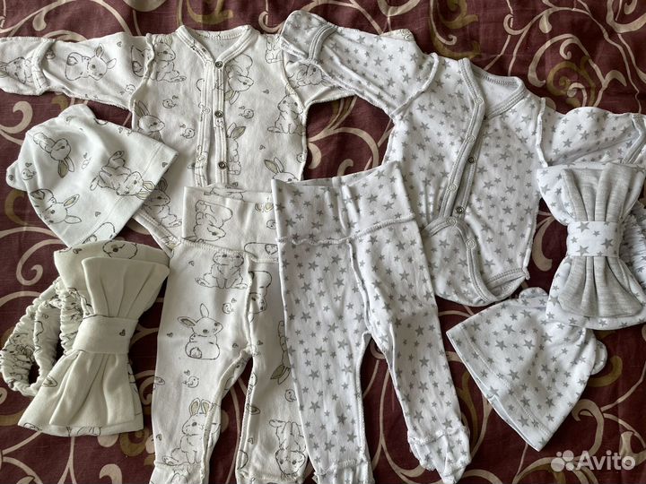 Детские вещи для новорожденных пакетом