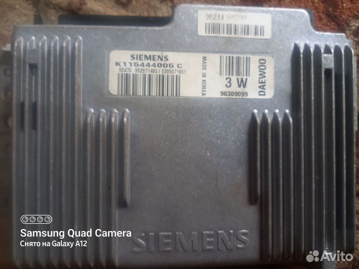 Эбу daewoo matiz (блок управления, мозги)