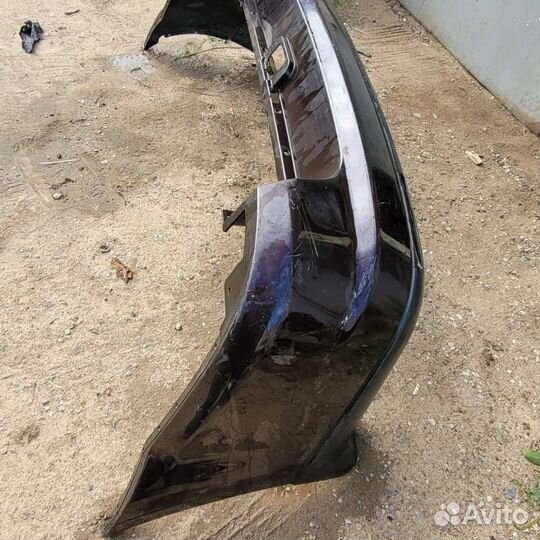 Задний бампер на ssangyong rexton y250 d27dt