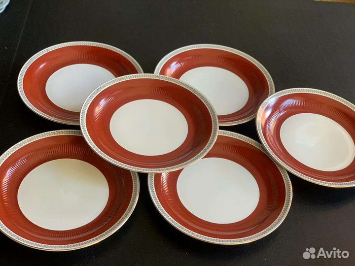 Тарелки Кольдиц ГДР терракота